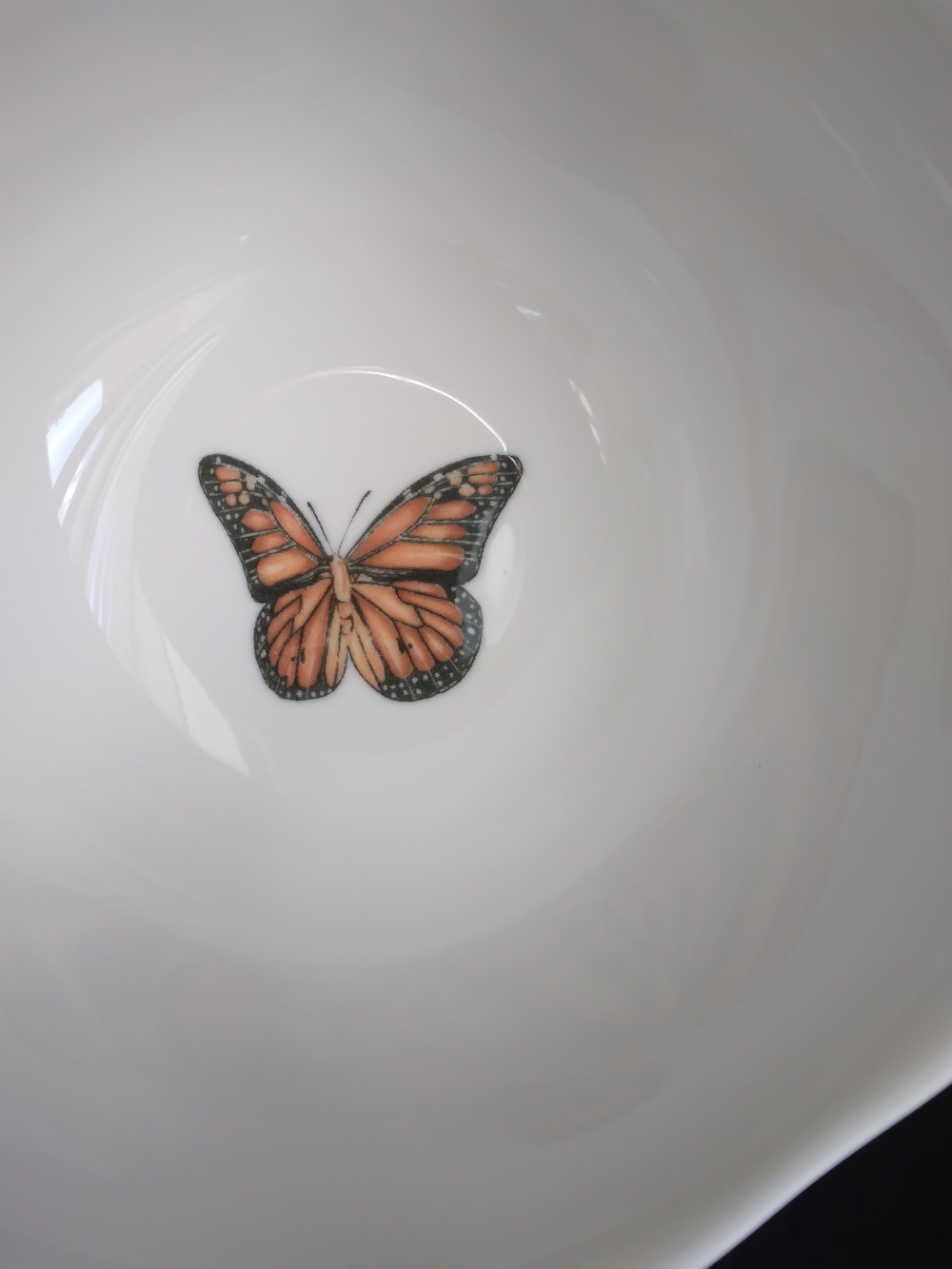 Lenox Porcelain Butterfly Meadow 4.75" Dessert Bowl Blue and White - Picture 6 of 9